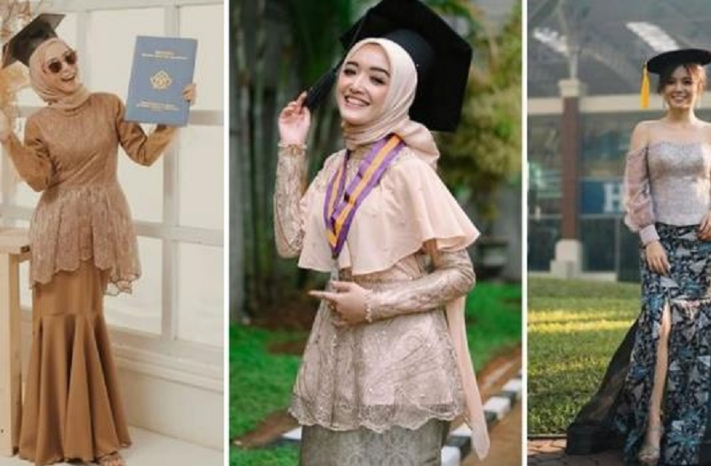 Modern 2021 hijab wisuda kebaya 35 Inspirasi