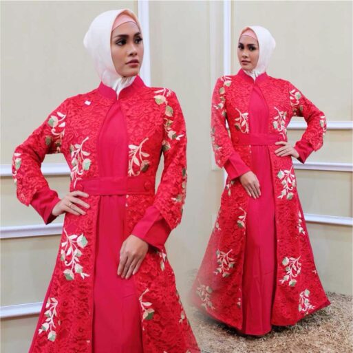  Dress  Modern DR019 Jual Baju Brokat  Kebaya Modern 