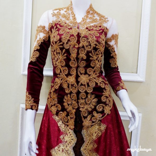 Kebaya Pengantin EK131 - Jual Baju Brokat & Kebaya Modern ...