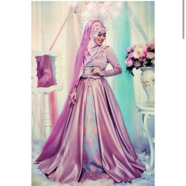 Gaun-Kebaya-Muslim-Cantik
