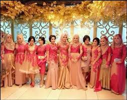  Seragam  Kebaya Untuk  Bridesmaid Keluarga Pengantin 