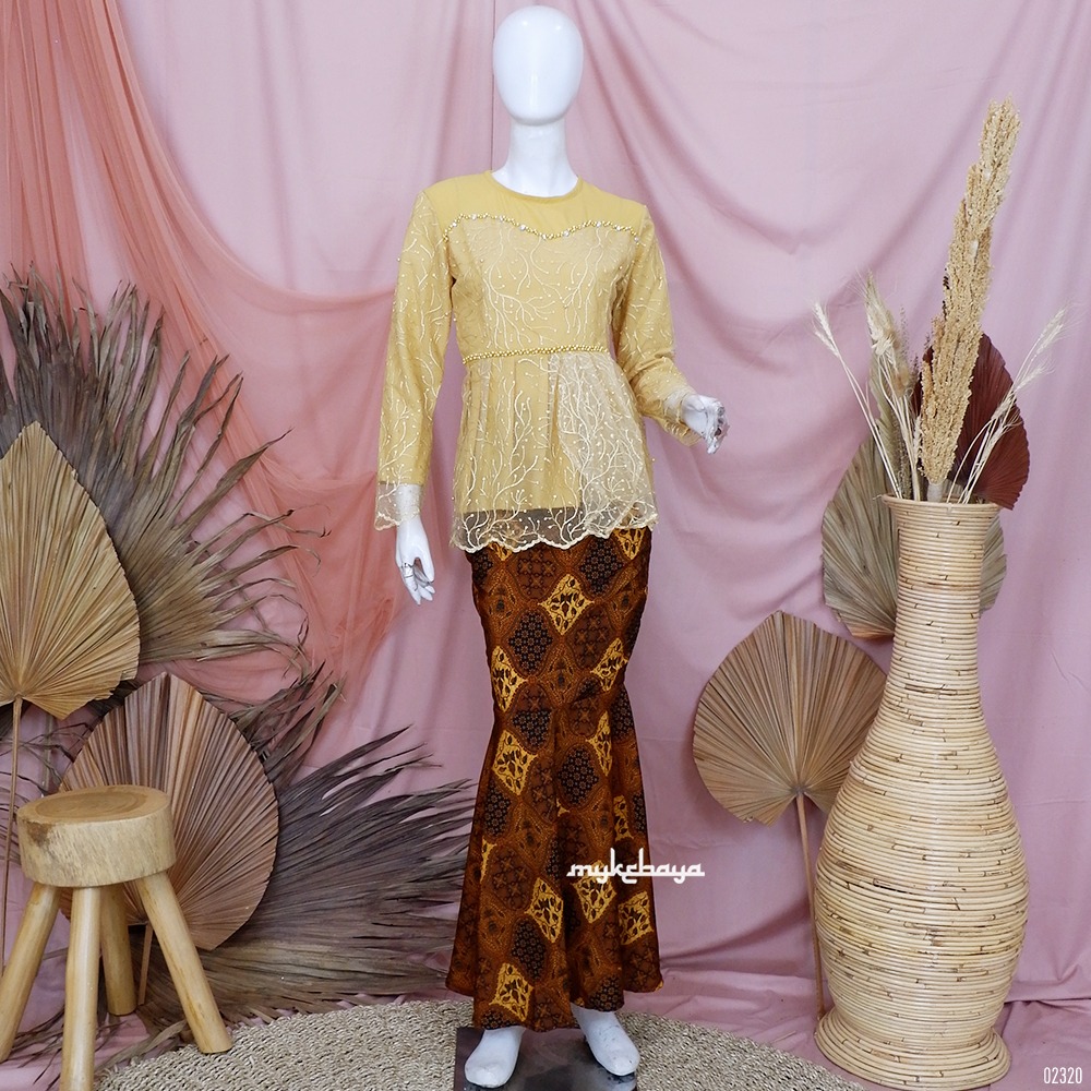 Set Kebaya CG332 Jual Baju  Brokat Kebaya Modern 